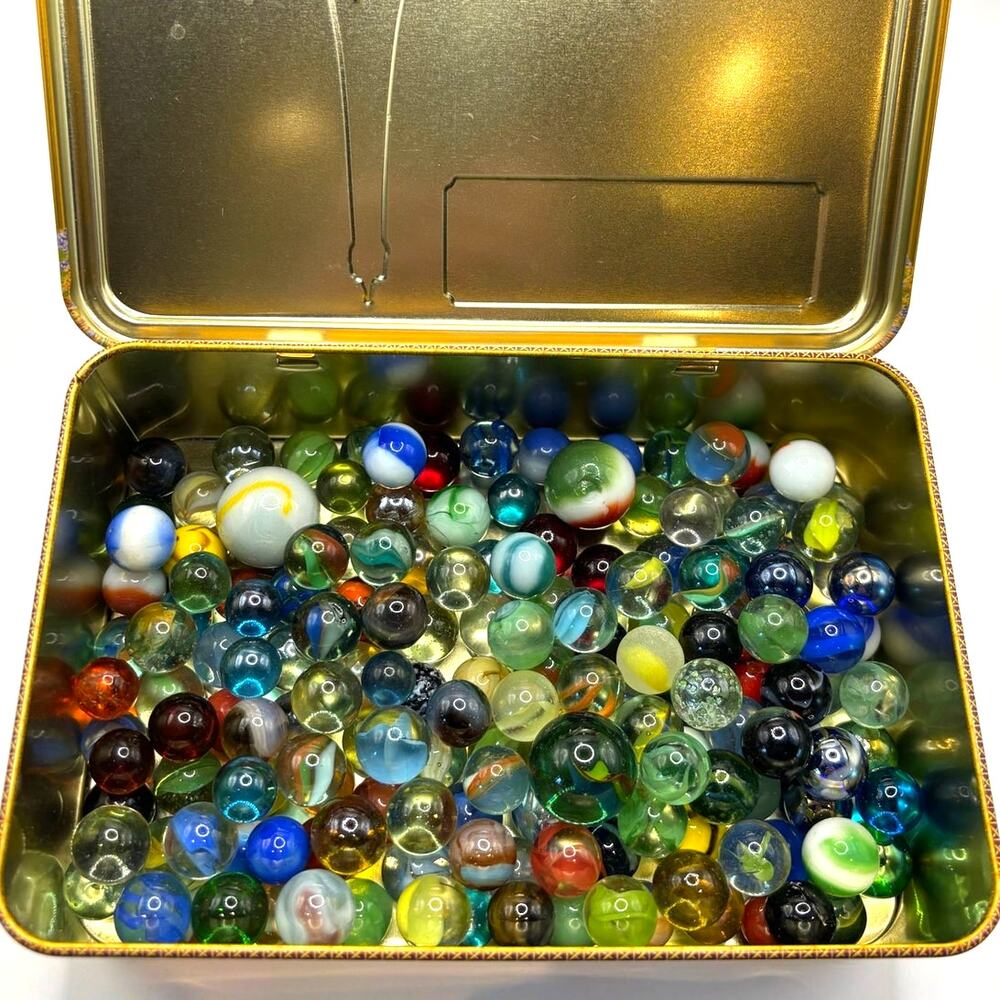 1.81 lbs Vintage Marbles with Possible, Akro, Vitro, Jabo - Picture 2 of 2
